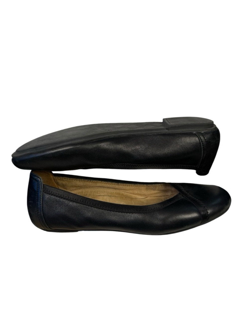 Vionic Caroll Black Ballet Flat Slip On Comfort Leather Shoes Size‎ 9 - Picture 10 of 12